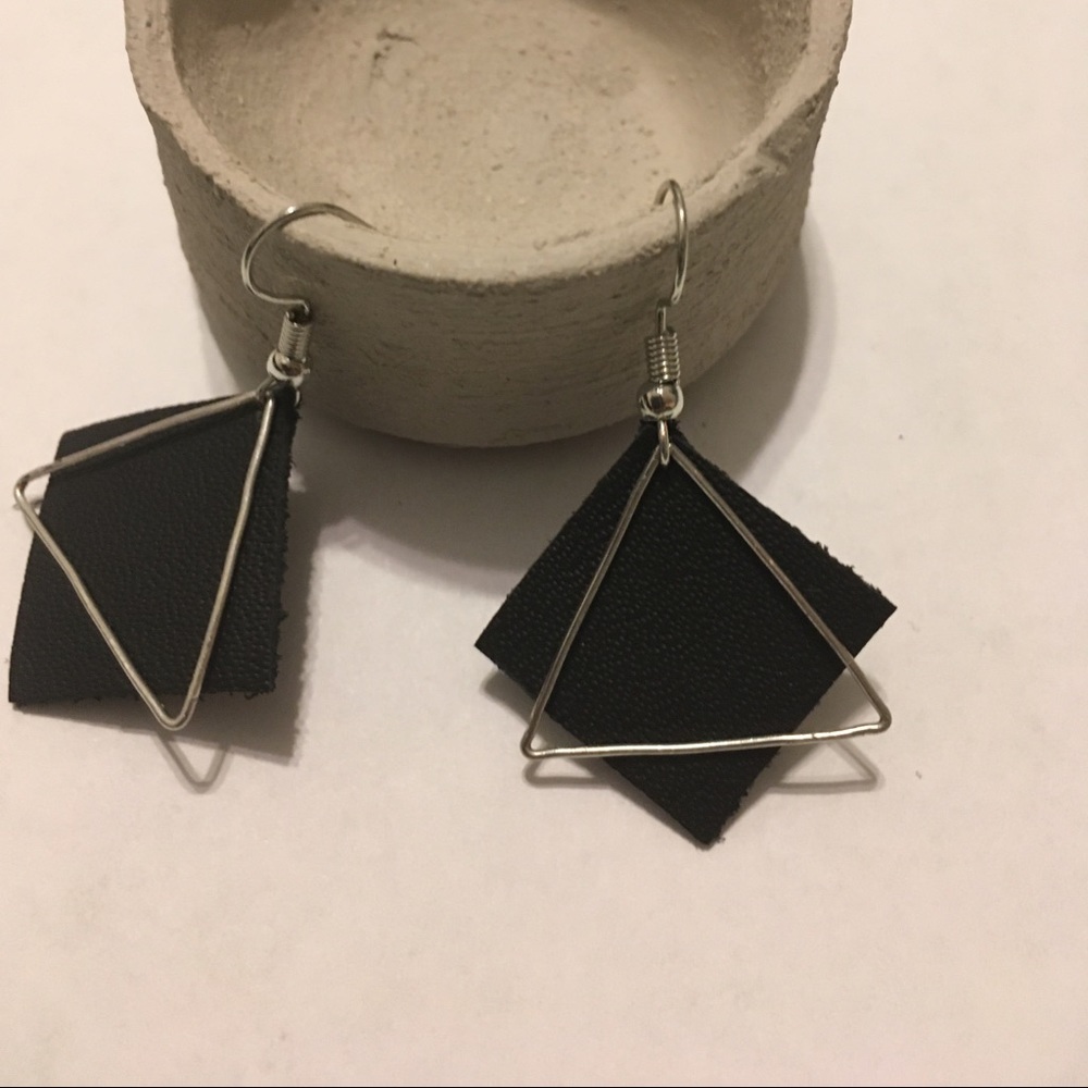 Handmade Leather Earrings!!